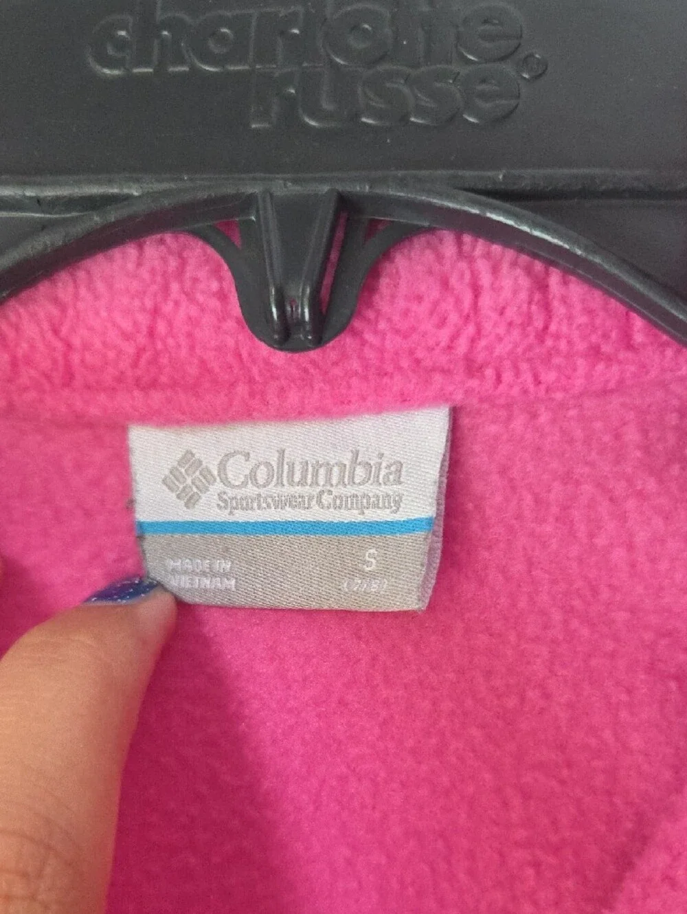 Columbia Kids Pink Full-Zip Fleece Jacket
